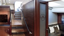 Sail Yacht AIYANA -  Interior looking aft
